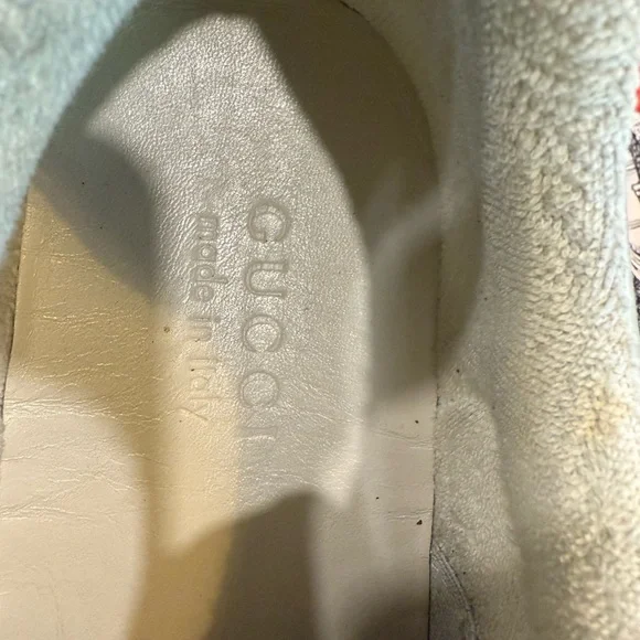 Gucci Blue and Orange Sneakers vintage look in great shape!! - Picture 5 of 9